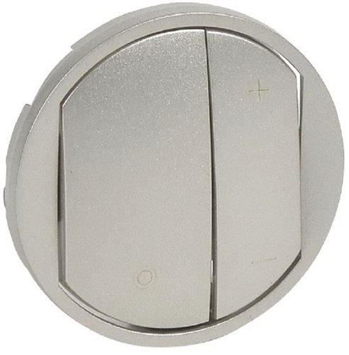 Лицевая панель Legrand Celiane для светорегулятора нажимного титан фото Лицевая панель Legrand Celiane для светорегулятора нажимного титан картинка